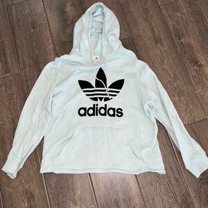 Adidas Light Blue Hoodie